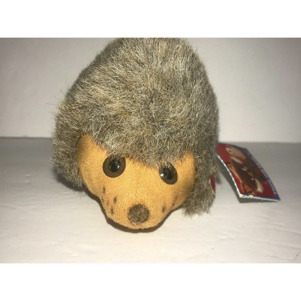 NewHedgehog Plush Austria 1333149 Tiere Mit Herz Realistic Stuffed Vtg 4